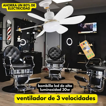 VENTIALDOR ULTRA CON LUZ AHORRADOR / OFERTA SOLO HOY